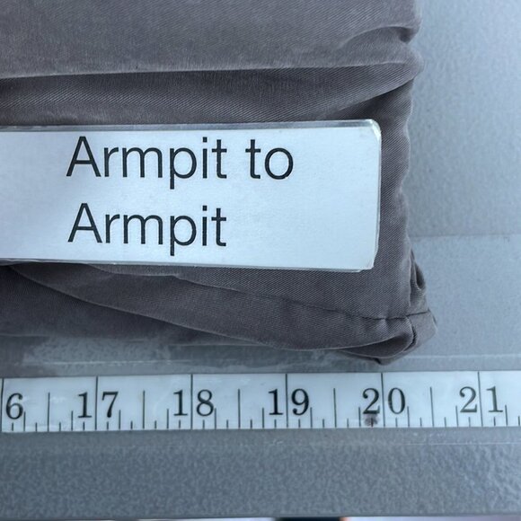 ICHI Puffer Trench Coat Square Tie Brown Size Medium M - Picture 16 of 16